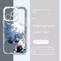 Jujutsu Kaisen Gojo Satoru Phone Case For Infinix Smart 8 7 5 6 Plus Tecno Spark GO 2024 Zero 5G 2023 Hot 20 20S 20I 10S 10 9 Play 11 12 Pro Itel S23 Cool Soft Clear Cover Angel Eyes Crystal TPU Square Silicone Camera Protective. 