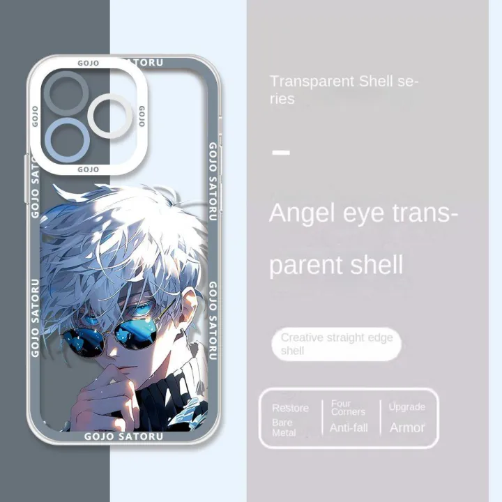 Jujutsu%20Kaisen%20Gojo%20Satoru%20Phone%20Case%20For%20Infinix%20Smart%208%207%205%206%20Plus%20Tecno%20Spark%20GO%202024%20Zero%205G%202023%20Hot%2020%2020S%2020I%2010S%2010%209%20Play%2011%2012%20Pro%20Itel%20S23%20Cool%20Soft%20Clear%20Cover%20Angel%20Eyes%20Crystal%20TPU%20Square%20Silicone%20Camera%20Protective%20-%20Image%202