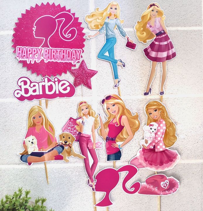 Barbie%20Girl%20Picture%20Cake%20Topper%20for%20Decorating%20cake%20-%20Image%207