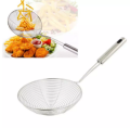 Best Quality Stainless Steel High Temperature Resistance Frying Oil Filtering Mesh Strainer Spoon - Oil Spoon Vadi. 
