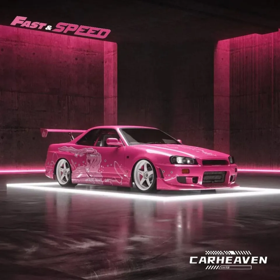 fast and furious cars PreSale FS 1:64 Skyline GTR R34 High Wing