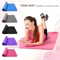 Yoga Mats Exercise Mats for Home Workout Thick Yoga Mat for Men and Women Exercise Mat Workout Mat for Yoga Pilates Home Gym Yoga Mat Non Slip, Travel Yoga Mat, 4mm Thick, High Performance, Non-Slip Grip, Made for Long Lasting Stability and Support. 