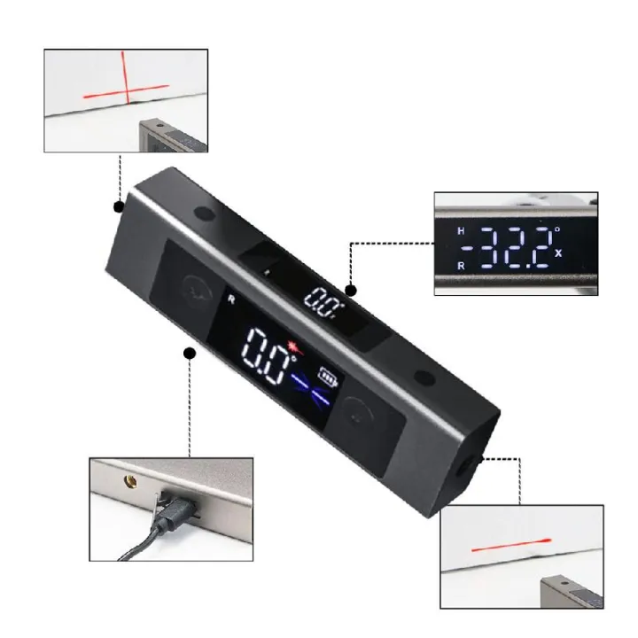 UYANGG%202%20In%201%20Laser%20Level%20Li1%20Laser%20Protractor%20Digital%20Inclinometer%20Angle%20Meter%20Type-C%20Rechargeable%20Laser%20Measuring%20Tool%20-%20Image%202