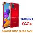 Shockproof Clear Case For Samsung Galaxy A21s Back Cover Transparent Silicone Case Soft Airbag Bumper Lens Protection Cute Design For Girls Boys New. 