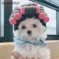 Pet Hat Pet Hat Fastener Tape Design Adorable Cat Dog Headgear Soft Comfortable Lightweight Party Supply Fastener Tape Design Pet Hat. 