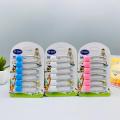 6 Pcs Head Safety Baby Diaper Pins Pack - Infant Kids Cloth Nappy Locking Brooch Buckles - U-shaped Baby Care Shower Diaper Clips Holder by ZinZen. 