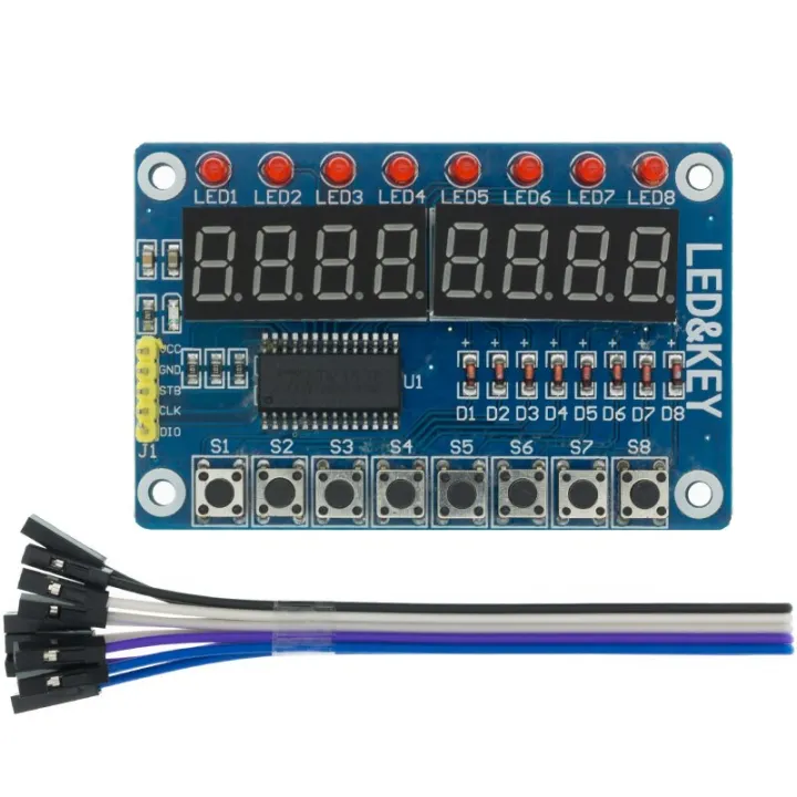 TM1637%204%20Bits/TM1638/MAX7219%208%20bit%20Digital%20LED%20Display%20Module%207%20Segment%200.36Inch%20Clock%20RED%20Anode%20Tube%20Four%20Serial%20Driver%20-%20Image%205