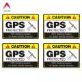 Car GPS Protected Reflective Sticker 4 Pcs Set. 