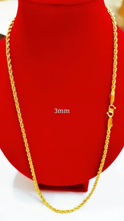 RANTAI%20Leher%20Pintal%20Emas%20Korea%20Emas%20BANGKOK%20Necklace%20pintal%203mm/50cm-70cm%20+Loket%20GOLD%20PLATED%20-%20Image%204