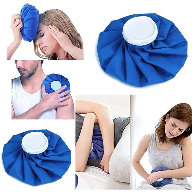 Ice Bag for Pain Relief, Ice Massage and Hot Water Bag- Hot and