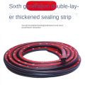 【16m】 Sealing Universal Door Frame Thickening Sound Insulation Strip and Wind Proof Double Layer Rubber Strip. 
