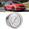 0-160 PSI/bar Car Fuel Pressure Regulator Gauge Liquid Fill Fuel/Oil Meter. 