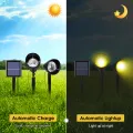 Auoyo Solar Ground Light Lawn Lamps Outdoor Garden Solar Spotlight Pathway Landscape Underground light Solar Landscape Lights for Outdoor Yard Patio Walkway Driveway. 