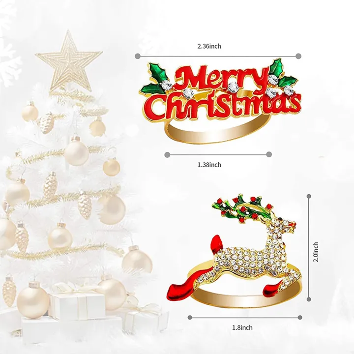 Christmas%20Napkin%20Rings%20of%20Set%2012,%20Delicate%20Table%20Decors%20for%20Christmas%20Holiday%20Wedding%20Banquet%20Birthday%20Daily%20Table%20Deco%20-%20Image%207