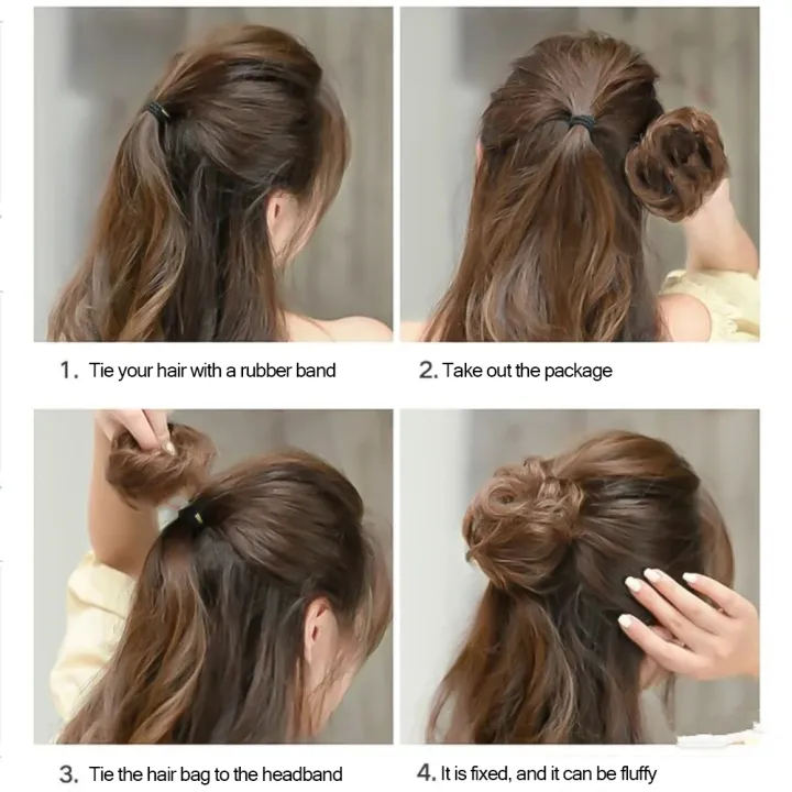 Curly%20Messy%20Bun%20Hair%20Piece%20Scrunchie%20Natural%20Look%20Wig%20Hair%20Ring%20Fluffy%20Hair%20Decor%20Girl%20Ponytail%20Hair%20Extension%20Wrap%201Pcs%20-%20Image%202