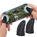 PUB G Finger Gloves 1 Pair L1 R1 Breathable Mobile Game Controller Finger Sleeve Touch Trigger for Fortnight PUBG Mobile Rules of Survival Gatillos. 