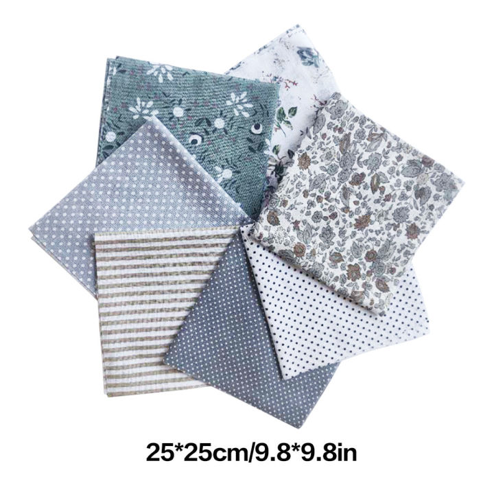 %F0%9F%91%8D%20COD%E2%9A%A17PCS/Set%20Mixed%20Printing%20Floral%20Fabrics%20for%20Patchwork%20Sewing%20Materials%20Quilting%20Scrapbooking%20Craft%20DIY%20Cotton%20Cloth%2025%20*%2025cm%20-%20Image%204