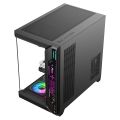 RUIX M-11 RGB BLACK GAMING DESKTOP CASING. 