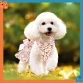 VibeVendor Pet Dog Dress Cat Skirt For Female Cat Puppy Floral Princess Skirt Cat Dress Summer Pet Clothes for Shih Tzu Puppy Summer Dress Dog Skirt. 