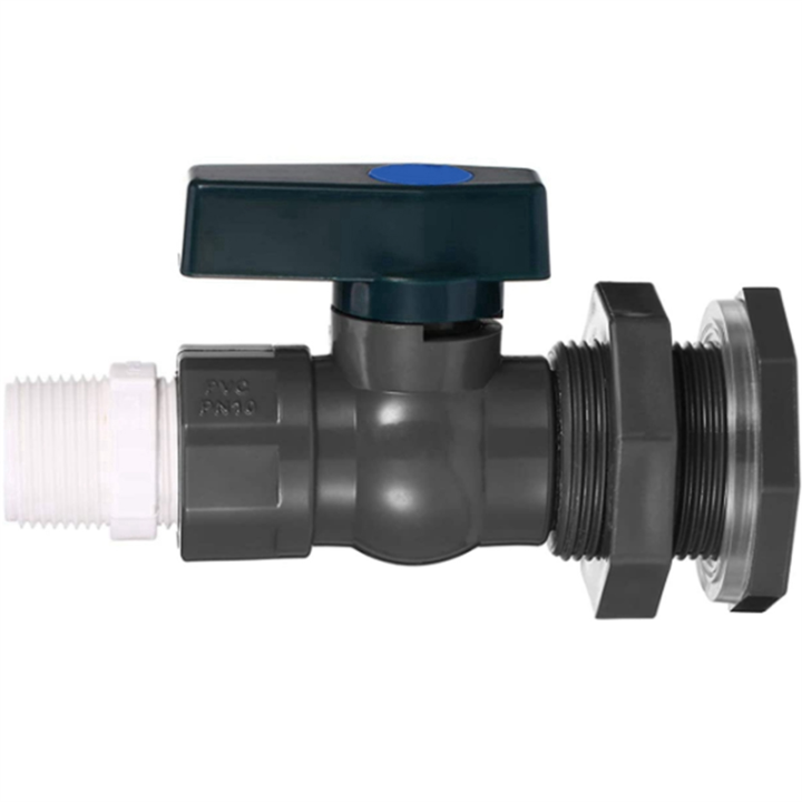 PVC%20Rain%20Bucket%20Faucet%20Kit,%203/4%20Inch%20PVC%20Ball%20Valve,%20Bucket%20Bucket%20Water%20Tank%20Pond%20Bucket%20Faucet%20Kit%20-%20Image%202