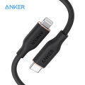 Anker USB C to Lightning Cable Powerline III Flow for iPhone 13 14 Pro Max / 12/11 AirPods iphone charging cable date cable 0.9m. 