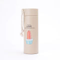Cactus Motif Drinking Bottle, 450ml Glass Material - Unique cactus bottle. 