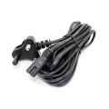 AC power Cable 3 Pin to 2 pin female out 1.5M with 13A plug base for TV, Radio, DVD, Torch. 