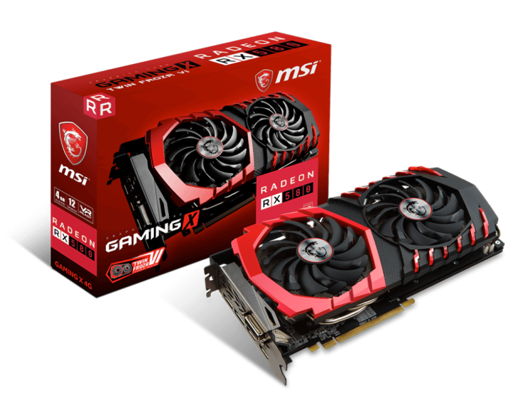 4GB VGA RX 580 4GB Graphics Card