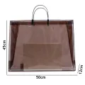 【ALLGOOD】1PC Large Capacity Transparent Beach Waterproof Especially Outdoor Shoulder Travel Storage Bag PVC Ladies Handbag. 