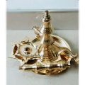 Brass oil Lamp 30 inch 2.5 feet. 