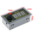 2X DC5V-30V 12v 24v 5A DC Motor Controller PWM Adjustable Speed Digital Display Encoder Duty Ratio Frequency -MG. 