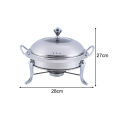 Stainless Steel Chafing Dish Buffet Set Removable for Baking Barbecue Hotel. 