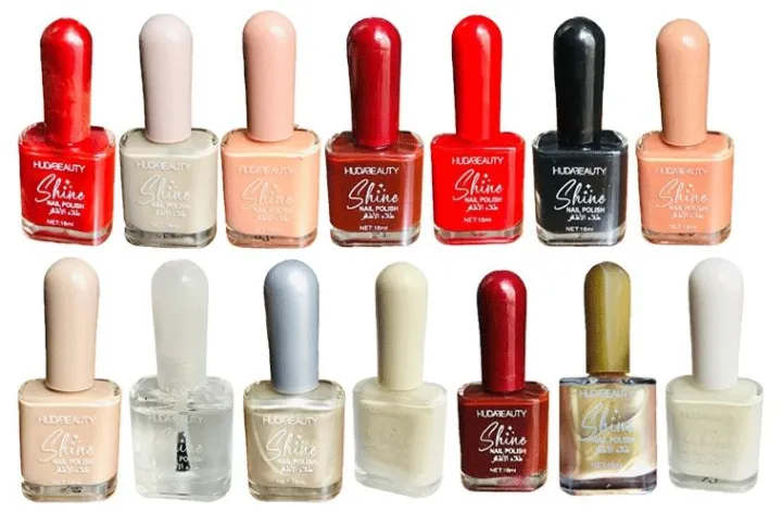 HUDA BEAUTY Shine (np1h) Nail Polish for women Shades Multicolor 18ml