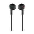 J B L Tune 205 Pure Bass Metal Earbud Headphones with Mic (Black). 