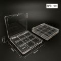 9 Gride Empty Eyeshadow Palette Plastic DIY Makeup Storage Box Cosmetics Tool Sample Powder Travel Containers Make Palettes. 