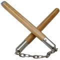 Martial Arts Nunchakus Kung Fu Trainer Nunchuck with Steel Chain for Fitness Taekwondo. 