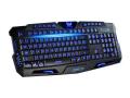 Gaming Keyboard M200 LED Wired USB Illuminated Cool Ergonomic PC Gaming Keyboard Adjustable 3 Color LED Backlight Backlit Keyboard. 