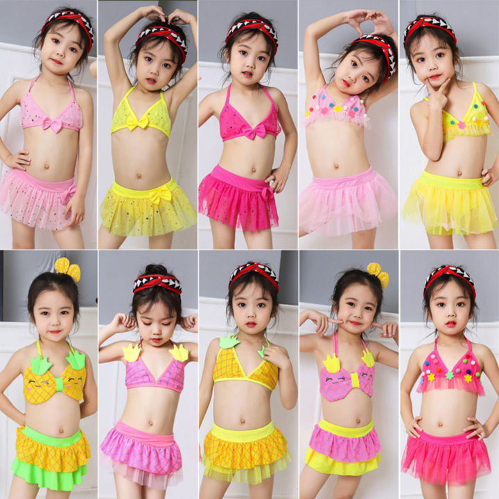 Yfashion%202%20Pieces%20Girls%20Cotton%20Split%20Swimsuit%20Multi-color%20Sweet%20Cute%20Bikini%20Swimwear%20For%200-2%20Years%20Old%20Kids%20-%20Image%2010