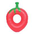 Strawberry Inflatable Tube Swim Ring - Swimming Pool Floats Water Rings By Floaties. 