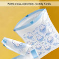 50 Or 100pcs/roll Trash Bags Drawstring Bag Small Garbage Bags Cartoon Rabbit Pattern Household Kitchen Bathroom Trash Bags. 