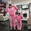 4pcs Halloween Children Animal Show Clothing White Rabbit Cosplay Costume Boys Girls Wolf Dress Kids Easter Bunny Dance Clothes. 