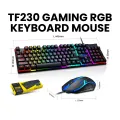 T-WOLF (TF230) Rainbow Backlight Gaming Keyboard (with Mouse). 