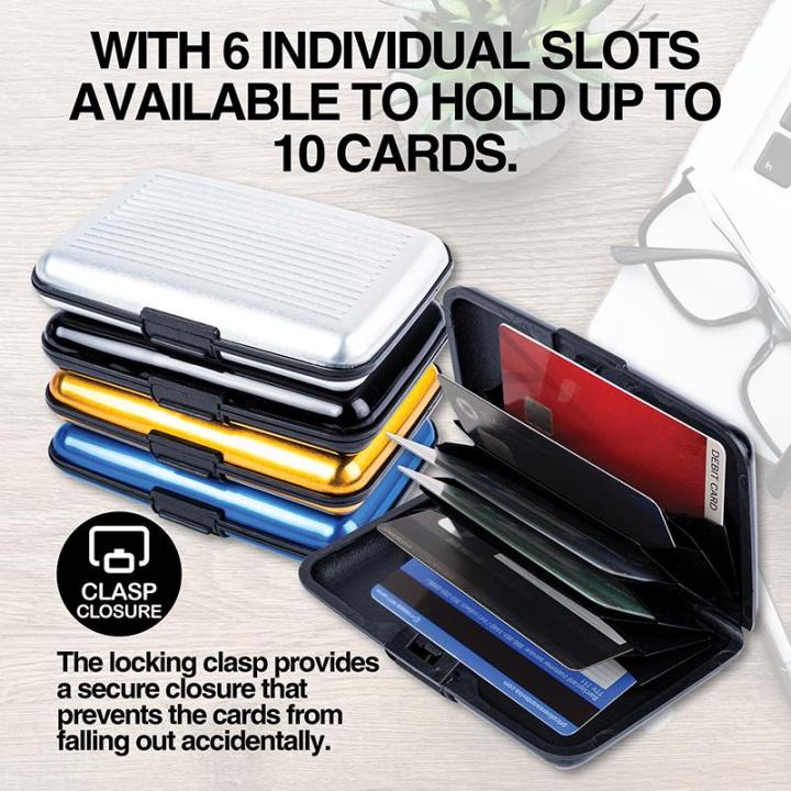 Waterproof%20ATM%20Card%20Business%20ID%20Card%20Holder%20Credit%20Card%20and%20Debit%20Card%20Wallet%20Holder%20Aluminum%20Security%20Wallet%20-%20Image%206