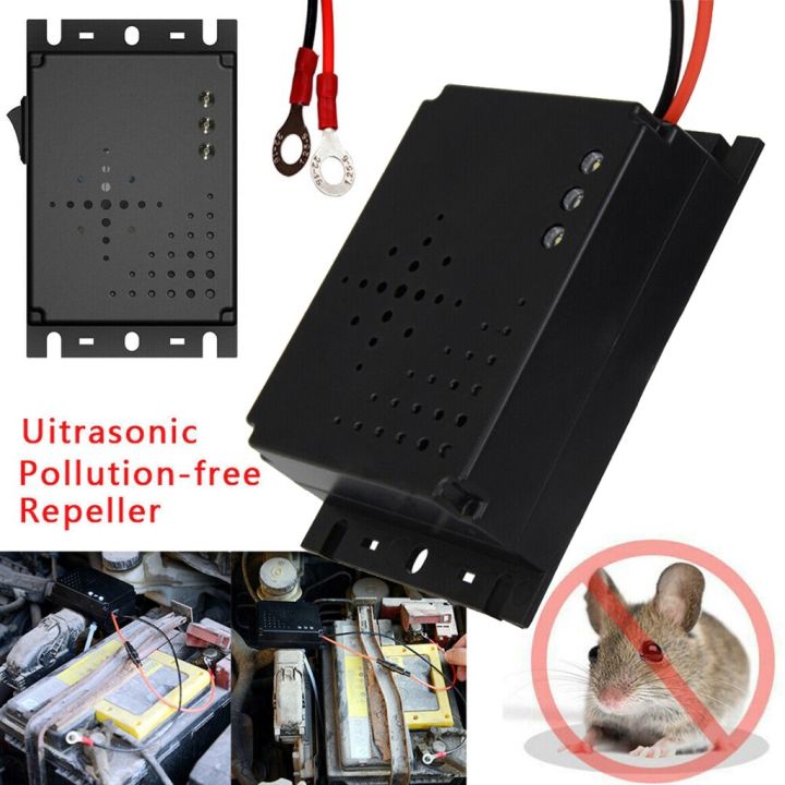 Ultrasonic Rodent Repellent Under Hood Animal Repeller Rat Deterrent For Car Engines