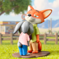 New Judy Nickle Disney Zootopia Cute Dolls Sweet Reliance Series Collectible Figures Judynick Figurine Desktop Ornaments Best Partners Series Kids Toys Birthday Present. 