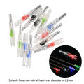 Archery Arrow LED Lighted Nocks 6.2MM/0.24IN Knocks Tail For Compound Recurve Bows/Longbow Arrow Shafts JIJIN. 