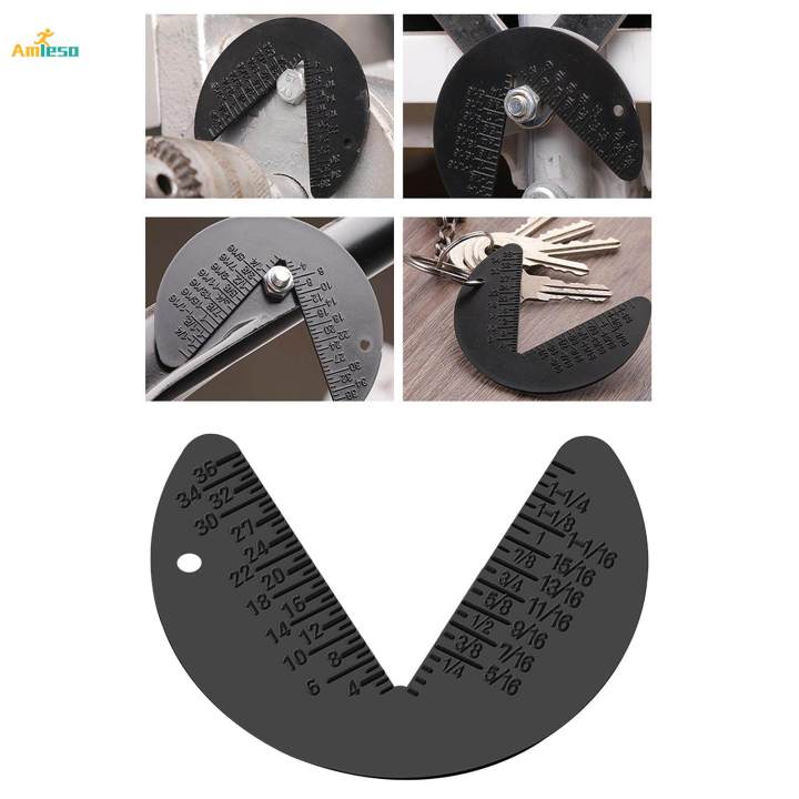 Bolt Nut Screw Gauge Lightweight Woodworking Tools G1/8 2 g13/8 Size Check