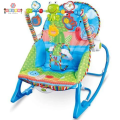 Multifunctional Baby Rocker & Bouncer Chair - 3-in-1 Rocking Seat with Calming Vibrations, Music, Interactive Toys, and 3-Point Safety Belt (Up to 18kg) - Ideal for Newborns to Toddlers (0-36 Months) - Lightweight, Foldable, and Easy to Clean.. 