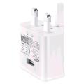 USB Mobile phone chagrin Adapter Mains Charger Switching 3 Pin Plug Adapter. 
