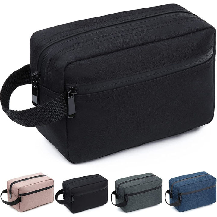 Mens Travel Toiletry Bag Portable Large Capacity Cloth Fabric Cosmetic Bag For Makeup Storage Organizer Beauty Pouch Washbag